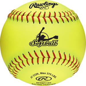 Rawlings | Batting Practice Softballs | 11" & 12" Options | Count Options, 1 Pieces