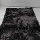 Yimobra Bath Mats for Bathroom 36 x 24, Soft Shaggy Large Size Water Absorbent Bath Rug, Non-Slip, Machine Washable Quick Dry Shower Rug, Microfiber Thick Mat for Bathroom Floor/Tub, Dark Grey