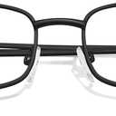 TJUTR Fashion Clear Glasses Non Prescription Fake Glasses for Women Blue Light Blocking Rectangle Metal Glasses Frame (A1 Black)