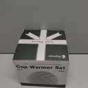 Coffee Mug Warmer & Kepwam Mug Set, 3 Temp Settings up to 167, Gravity Sensor & Light Display, Cup Warmer with 6H Auto Shut Off, Idealt Gift for Dad Mom, Beverage Warmer for Heats Coffee, Tea & More