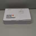 Keyless Entry Door Lock deadbolt with Handle Set- Front Door Fingerprint Smart Locks with 2 Lever Handles-Keypad Code Deadbolt -App Control, Auto Lock, Easy to Install (Black)