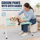 Dog Grooming Hammock with Stand, Pet Sling for Cats and Small Dogs