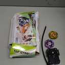 Gyro X Battle Blade Set, 6 Right Spinning Tops and 2 X Launhcers, Great Starter Gyro Pack for Boys Toys Kids Birthday Toy 6+