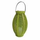Solar Lantern,Outdoor Plastic Lanterns Waterproof, Solar Lights,Hanging Lanterns Outdoor,Decoration Lights for Garden,Patio,Porch,Trees,Pathway,Outside. Color Green