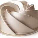 CAROTE Nonstick Fluted Cake Pans, Bake Unique Cakes, Non-stick Coating Easy Release (Windmill pan)