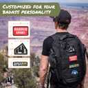 Morale Patches | Funny Military Hook & Loop Embroidered Patches for Backpacks, Collar and Vests (20-Pack) (Regular, Assorted)