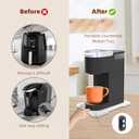 360 Rolling Tray Bamboo Appliance Slider, Appliance Sliders for Kitchen Appliances Sliding Tray for Coffee Maker Appliances Mat Easily from Under The Cabinet White (13.9"9.4")