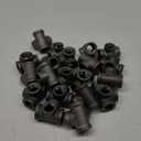 20 PACK 1/2" 4-Way Side Outlet Tee, Industrial Cast iron Pipe Fittings 4-Way Cross Fitting Connector Threaded Cast Industrial Pipe Fittings for DIY Furniture Decorative Shelving