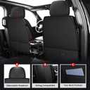 MIROZO Faux Leather Truck Seat Covers, Custom Fit for 2007-2013 and 2019-2023 Chevy Silverado GMC Sierra 1500 & 2500HD 3500HD Crew Cab