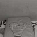 HOMEAL Toddler Booster Seat for Dining Table with Backrest and Adjustable Straps, Breathable Booster Seat for Kitchen Chair, Portable Non-Slip Bottom Booster Seat for Table, Light Grey