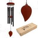 Small Wind Chimes for Outside, Wind Chimes Outdoor with 6 Tuned Tubes, Memorial WindChimes for Garden, Patio and Home