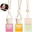 2 x 3 Pack Car Air Fresheners Fruit-Citrus-Linen, Hanging and Vent Clips 2 in 1 Long Lasting Freshener for Car And Women, car accessories