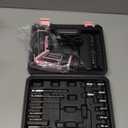 AVID POWER Electric Cordless Screwdriver Set Rechargeable 4V Power Screwdriver Kit with 44pcs Accessories, 5.65Nm Screw Gun, 5+1 Torque Setting, 2 Position Handle with LED Light - Pink Tools for Women