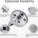 (2025 Upgraded) W10594481 Gas Stove Knobs Replacement for Whirlpool Range/OvenStainless Steel Control Knob Replaces WPW10594481 AP6023301 Cooktop Knob, Fit WCG97US6DS00 WCG97US0DS00, etc. 5 Pack