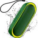 LENRUE Bluetooth Speakers, Waterproof Portable Speakers with TWS, 24 Playtime, Stereo Sound, Wireless for Home Shower Pool Beach Outdoor (Green)