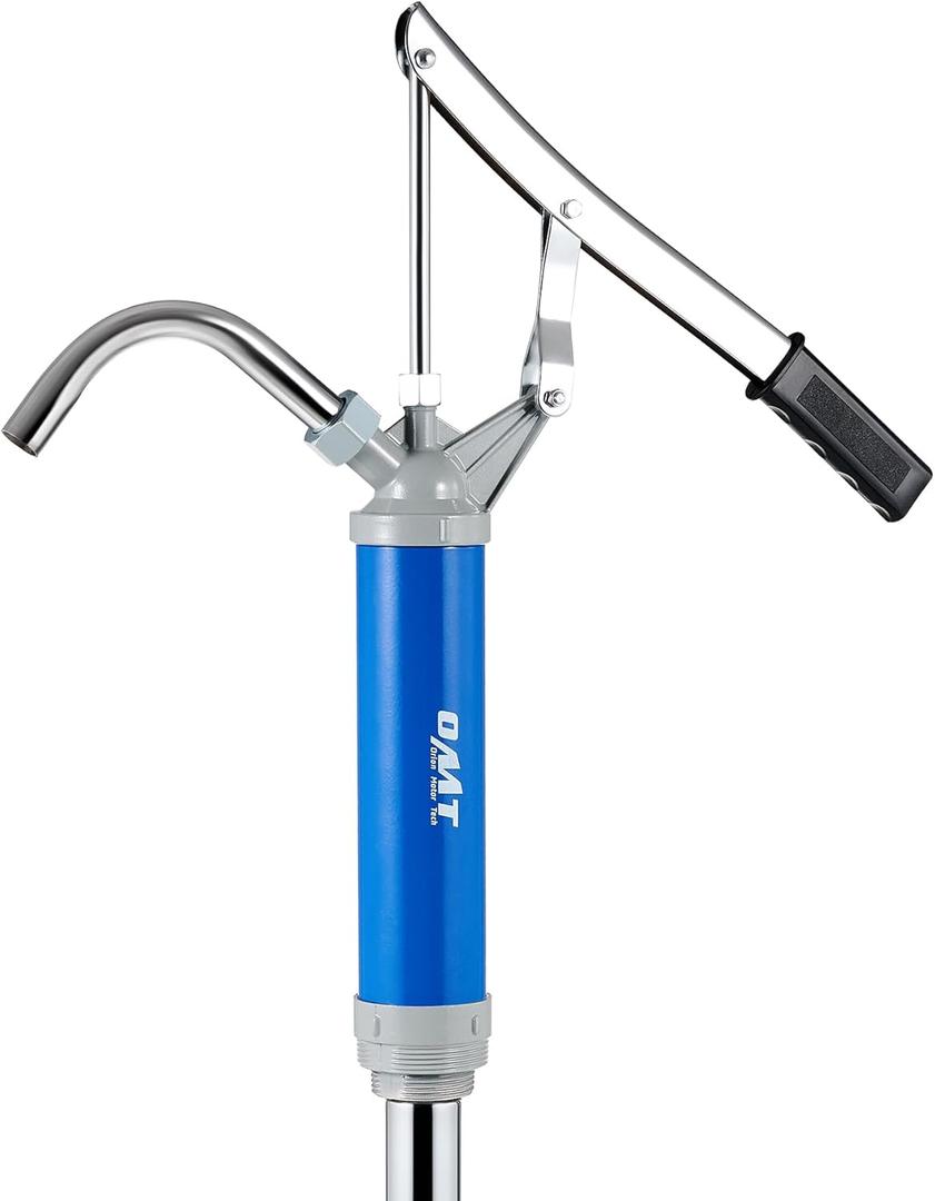 Orion Motor Tech Lever Action Barrel Pump, Heavy Duty Barrel Hand Pump with Telescoping Suction Tube Fits 15 to 55 Gallon Drums Transferring Heating Oil, Motor Oil, Transmission Fluid