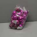 Emopeak 24Pcs Christmas Balls Ornaments for Xmas Christmas Tree - 4 Style Shatterproof Christmas Tree Decorations Hanging Ball for Holiday Wedding Party Decoration (Rose Red, 2.4"/6.2CM)