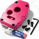 USA-Made for Honda Key Fob Shell | Crack-Resistant & Durable | Seamless Fit | Enhanced Longevity & Functionality | Integrated Bottle Opener | Easy DIY Installation(Pink, 3 Button)