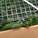 Artificial Green Boxwood Grass Panels: 20"x 20"(16P) UV Protected