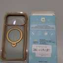 Cutelfon O3 Mag-Stand Designed for iPhone 17 Pro Max Case with 360 Spin Stand, [Compatible with MagSafe] [Super Skin Feeling] Translucent Matte Magnetic Slim Phone Case 6.9 Inch, Desert Gold