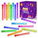 Bulk Neon Mini Bubbles Party Favors for Kids 100 Pack, Small Easter Non Candy Treat Goodie Bag Stuffers Fillers Toys Gifts Bulk for Toddler, Classroom Carnival Prize Game for Birthday Parade Throw