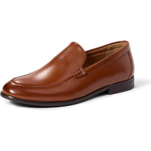 Amazon Essentials Men's Venetian Loafers, Tan Faux Leather, 10