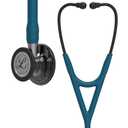 3M Littmann Cardiology IV Diagnostic Stethoscope, 6234, More Than 2X as Loud, Weighs Less, Stainless Steel High Polish Smoke-Finish Chestpiece, 27" Caribbean Blue Tube, Mirror Stem, Smoke Headset