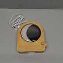 Sunrise Alarm Clock, White Noise Machine & Meteor Moonlight - 10 Soothing Sounds, Dual Alarms, 30/60/90min Timer, Easy Snooze - Bedroom Gift for Insomnia Adults/Women - Wood Grain