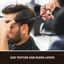 GTEX Hair Scissors, 6.5 inch Black Professional Hair Cutting Scissors for Women Men Adults - Barber Scissor Hair Shears - Super Sharp Haircut Scissor - Tijeras De Peluqueria Profesional