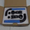 Handlebar Extender for Peloton Indoor Exercise Bikes, 1 Pair of Ultimate Handlebar Extension of Peloton Accessories (Bull-horn (with Blue Tapes))