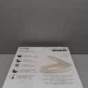 KOHLER 25875-96 Hyten 3" Height, Elevated Soft Close Elongated Toilet Seat, Contoured Seat with Grip-Tight Bumpers, Quick-Attach Hardware, No Slam Toilet Seat, Biscuit