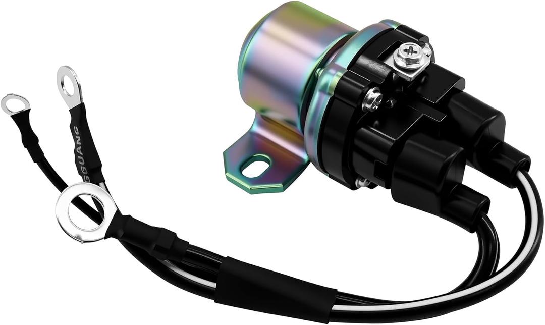 12V Switch Control Relay Solenoid 10511414 Compatible with Delco 39MT REMY PLGR Starter Replace 10527449 10538109 10516526 10518028 67-1809 4 Terminal