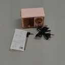 QUEQIMU Retro Bluetooth Speaker, Wireless Mini Portable Speakers Vintage Radio Support USB/TF Card/AUX, Cute Bluetooth Speaker for Kitchen Desk Bedroom Office, Birthday Gifts for Women Teenage, Pink