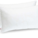 Macimoo12x18 Throw Pillow Insert (Pack of 2, White), Bed and Couch Pillows Stuffer Hypoallergenic, Lumbar Support Decorative Home Outdoor Pillow Filler (Non Woven, 2 Pack)