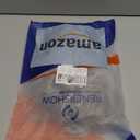 RENERSHOW Short Grey Curly Wigs for White Women Sliver Gray Synthetic Wig with Bangs Full Puffy Curly Grey Short Wig