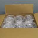 Lilymicky 200 PACK 9 oz Clear Plastic Cups with Flat Lids