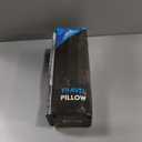 Travel Pillow Memory Foam Pillows, Camping Pillow-Compressible Medium Firm, Breathable Cover, Ideal Backpacking Hiking, Bed Pillows, Airplane and Car (Light Grey, S) (S-15.7*9.8in)