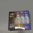 E12 Color Changing LED Light Bulb with Remote Control 2W E12 Chandelier Light Bulb Multicolor RGB/3000K/6000K/Dimmable Candelabra Base Color Light Bulbs 3Modes Memory Function-2Pack