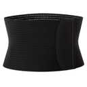 Waist & Lumbar Support Belt, Back Brace  Adjustable, Lightweight & Breathable  Discreet Under Clothing  Everyday Comfort, Posture & Core Support  For Men & Women  Black