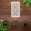 Stencils for Crafts Reusable Texture Stencils for Painting Background Stencil Drawing Templates for Wood Canvas Furniture Scrapbooking