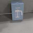 Papablic Glass Breastmilk Pitcher, Fast Baby Formula Maker with Mixing Handle Lid, Wide Mouth Mason Jar Breast Milk Storage Container with Flip-Lock Spout, BPA-Free, Baby Registry Search Items, Blue