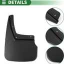 Motoforti Mud Flaps Splash Guards Mud Guards for Chevrolet Suburban/Tahoe 2015-2019 W/Mount Accessories