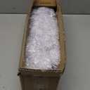 CCINEE 2Ft Artificial Christmas Tree, White Mini Tabletop Xmas Tree with Plastic Stand 80 Branches Tips for Christmas Party Supplies Home Indoor Decoration