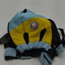 Pet Legs Out Carrier Backpack, Dog Cat Front Backpack Ventilated Mesh Travel Back Pack with Safety Belt for Travel Hiking Cycling Outdoor Use, Medium Large Puppy Cat Carrying Bag, Blue (X-Large)