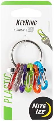 Nite Ize KRG2-11-R3 Ring Key Chain, Stainless