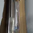 AmazerBath Nickel Spring Tension Shower Curtain Rod 31-75 Inches, 1 Inch Diameter Heavy Duty Tension Rod Rust Proof Bathroom Curtain Rod, Adjustable No Drill Easy Segmented Installation