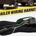 22FT 4 Pin Wire 5 Trailer Wiring Harness,Wishbond Trailer Light Kit 5 Wire 4 Pin