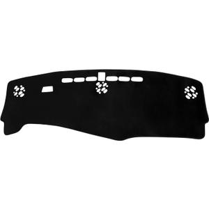 smabee Dashboard Cover Mat Compatible with Chevrolet Equinox 2025 2026 Dash Cover Flannel Dash Mat Sunshade Glare UV Rays Protector Accessories Black