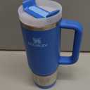 STANLEY Quencher H2.0 Tumbler with Handle and Straw 30 oz | Flowstate 3-Position Lid | Cup Holder Compatible for Travel | Insulated Stainless Steel Cup | BPA-Free | Azure