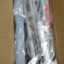 Drive Medical 11148-1 Folding Steel Bedside Commode Chair, Portable Toilet, Supports Individuals Weighing Up To 350 Lbs, with 7.5 Qt. Bucket and 13.5 Inch Seat, Grey